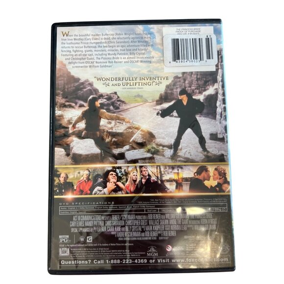 The Princess Bride DVD 2007 Widescreen Edition - Picture 4 of 5